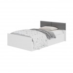 Кровать без основания 1,2 м "Фьюжн" Белый