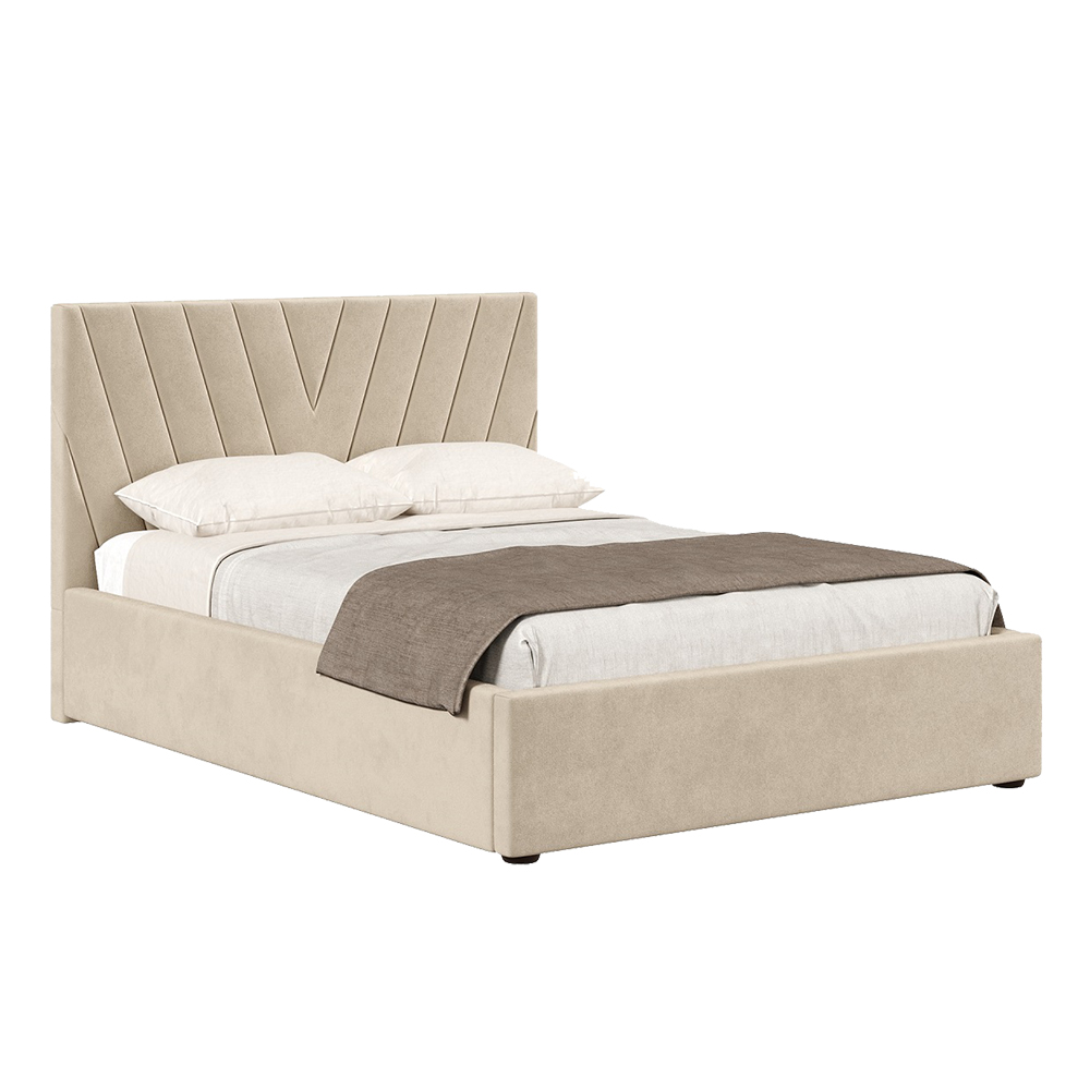 Кровать с подъёмным механизмом 1600 Палермо, бежевый 729