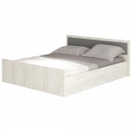 Кровать с проложками ДСП Фиеста LIGHT 160х200, Дуб крафт белый