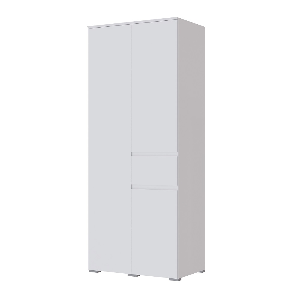 Шкаф двухстворчатый Плейона, белый