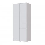 Шкаф двухстворчатый Плейона, белый