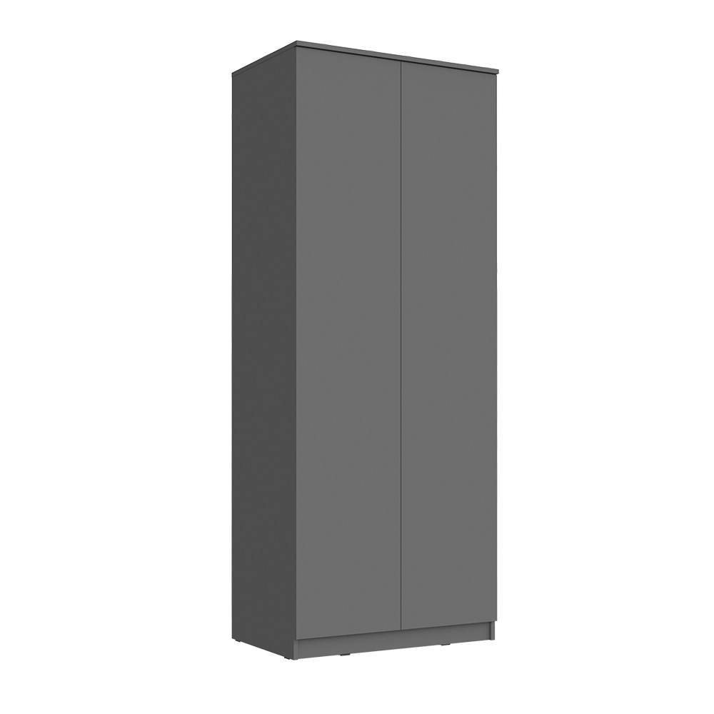Шкаф двухстворчатый платяной Челси, Графит