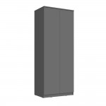 Шкаф двухстворчатый платяной Челси, Графит