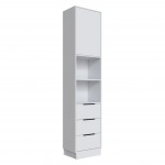 Шкаф Мадрид торцевой (0,35) с 3 ящ. белый