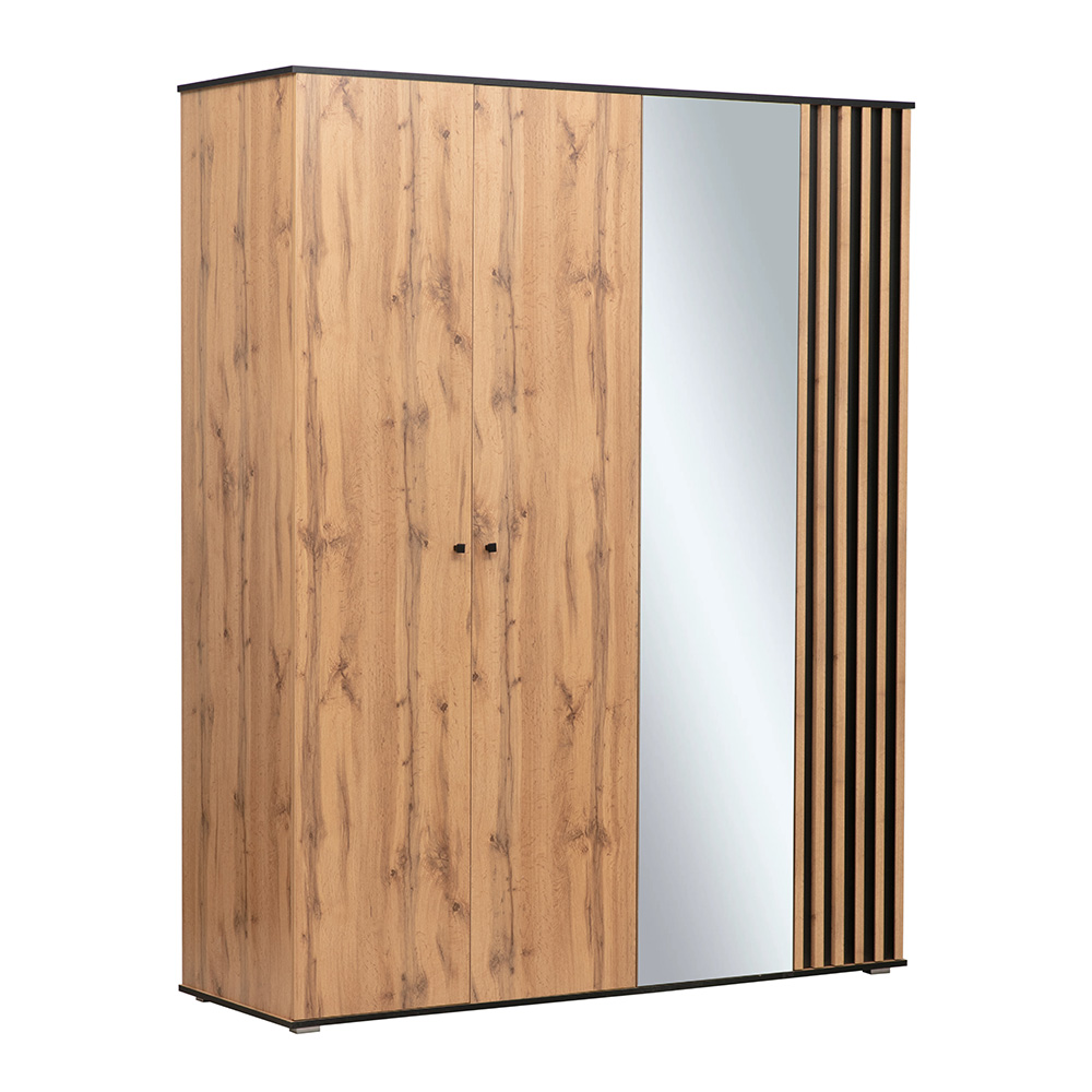 Шкаф для одежды Либерти 51.15, Дуб Вотан, Черный