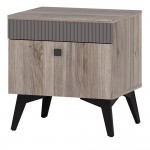 Тумба прикроватная Кассандра ТБ-11, Дуб смоки, MF14