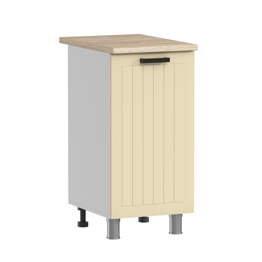 МК Аленушка Н 400 Орхидея Крем, скоба антрацит (со столешницей)