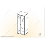Шкаф универсальный с зеркалом Классика ШУ-Z