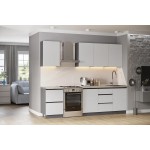 Кухня Айден 2,0, Серый графит, Серый