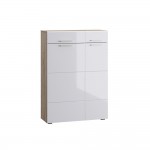 Комод Лайн 13.121, Дуб серый, Белый