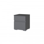 Тумба прикроватная Плейона, Графит серый