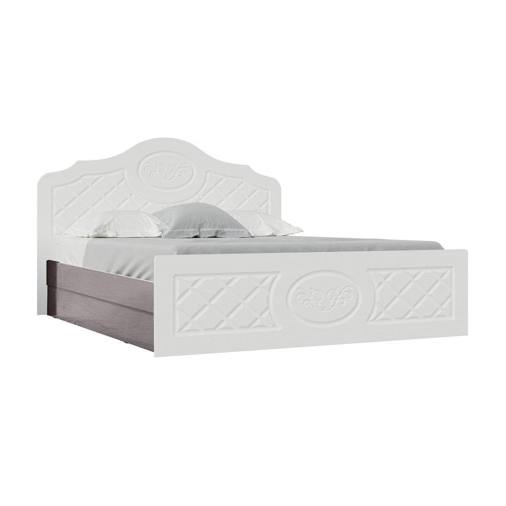 С/Г Престиж 1 Кровать 1,4м (Сандал светлый)