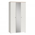 Шкаф для одежды 13.336.03, Белый шагрень, Дуб золотой