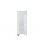 Шкаф навесной Оливия, Белый, Белый Глянец