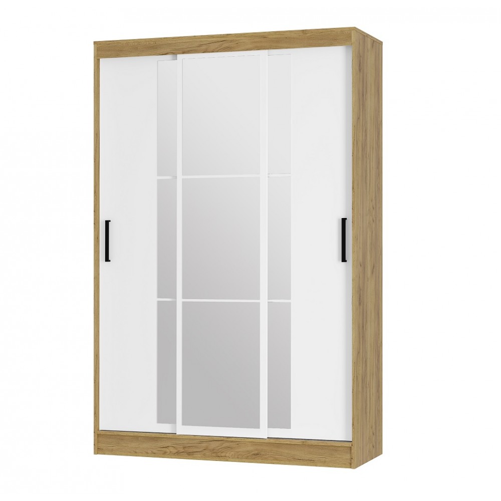 Шкаф-купе Тайм ШКК-03, крафт/белый