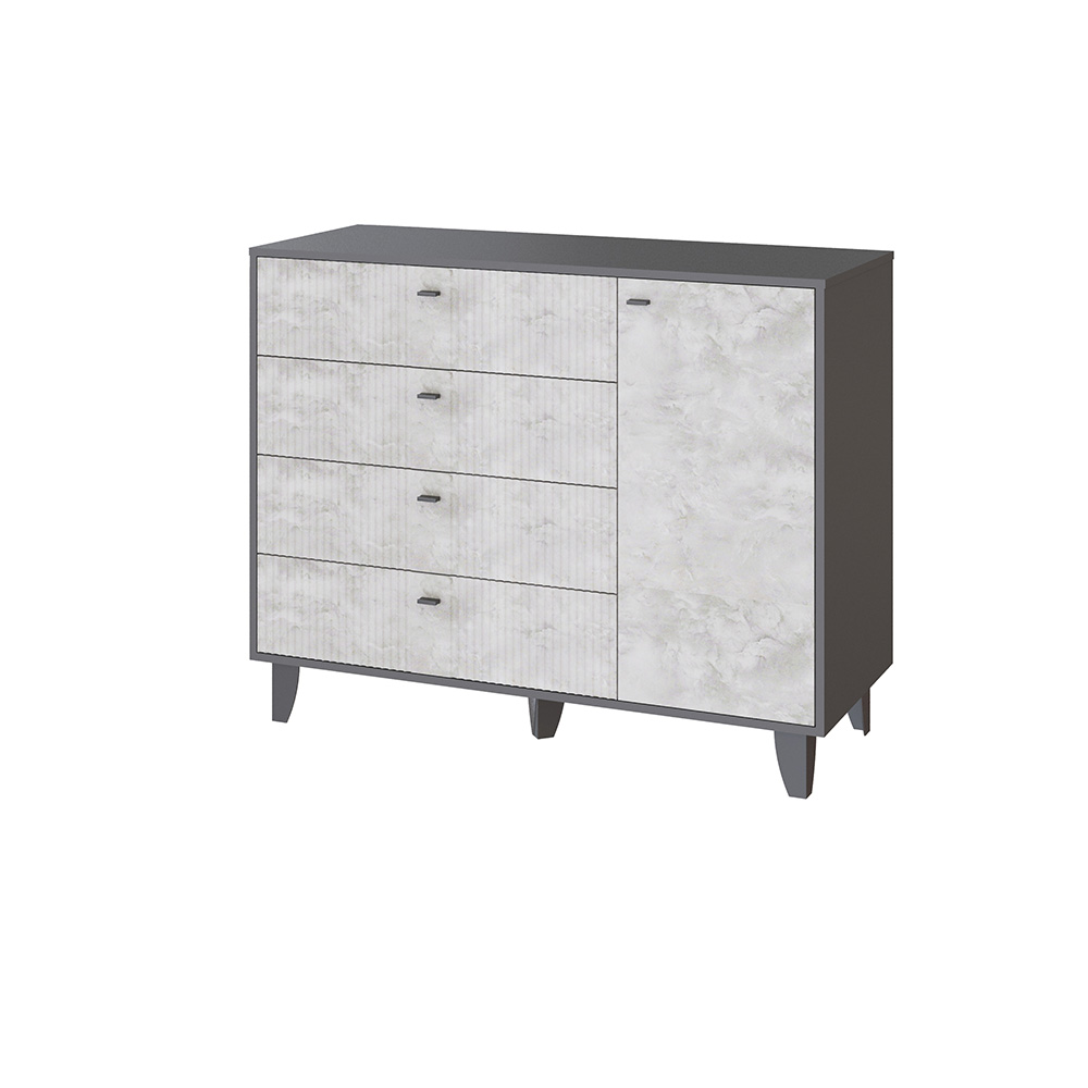 Комод Катрин-13, Графит, Мальта