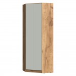 Шкаф угловой Челси Color, Мята темная, Дуб крафт