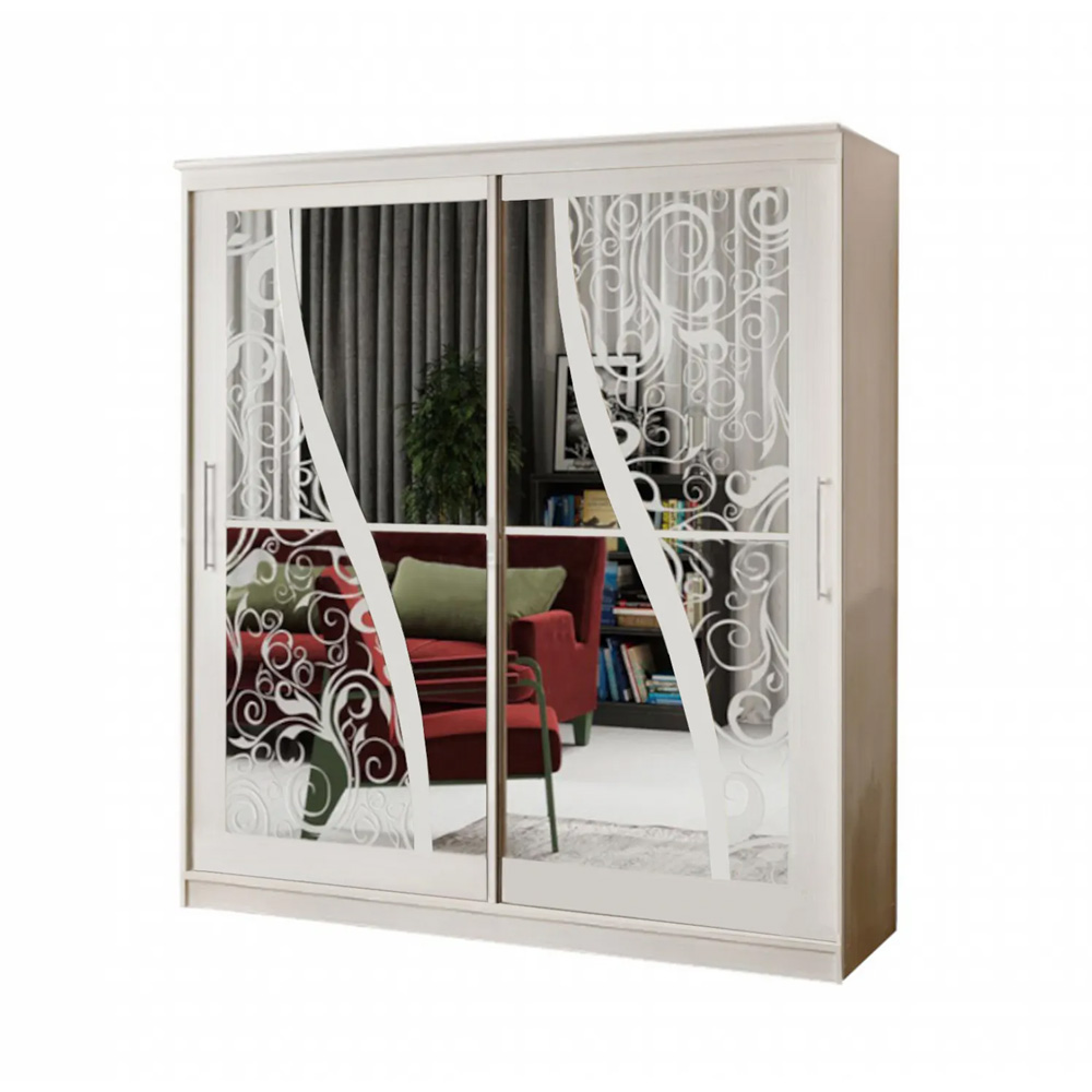 Шкаф-купе Элегант №2 1,5 Сандал светлый