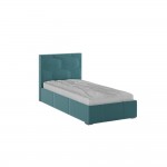 Кровать с ортопедическим основанием Манука (1,2м), Бирюзовый