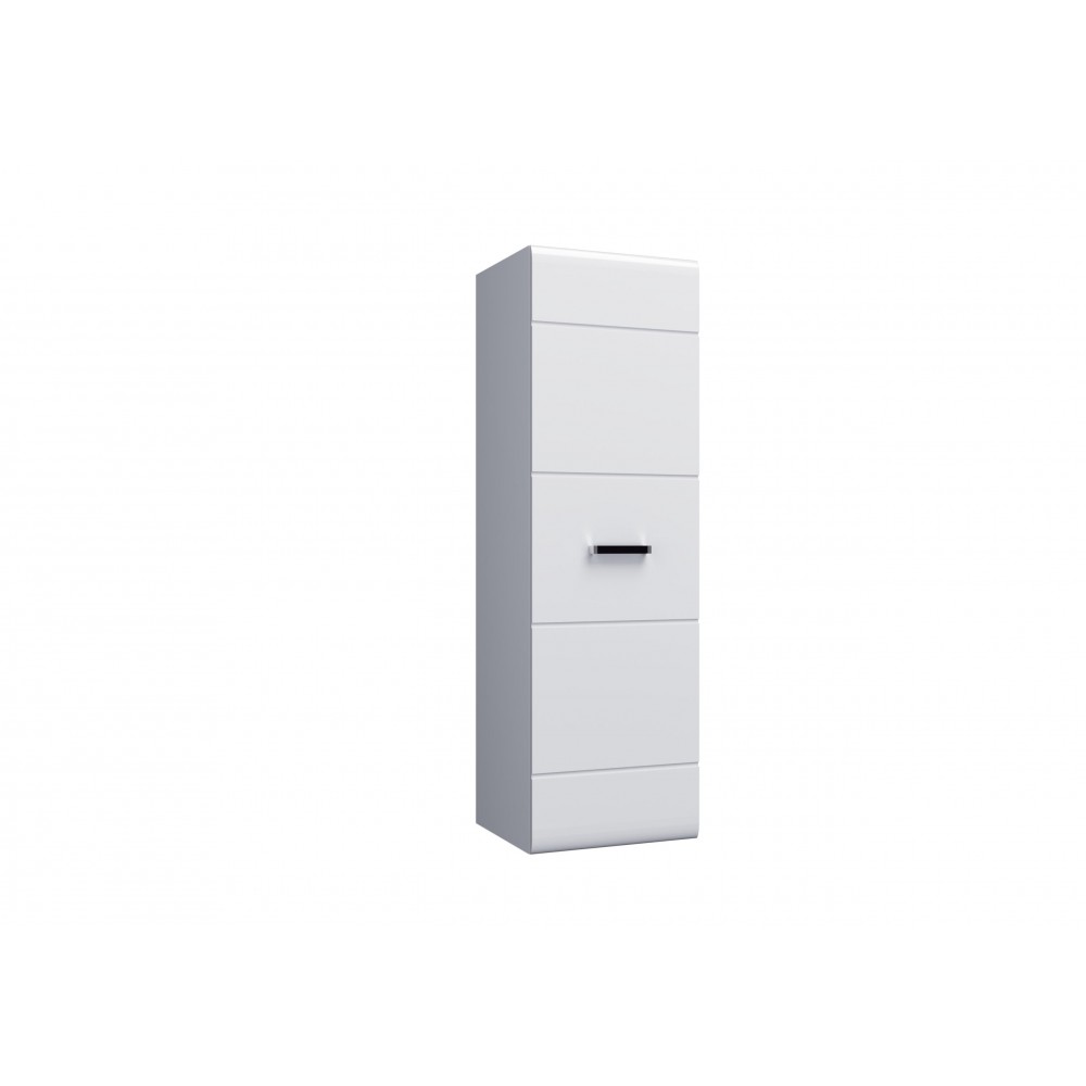 Пенал навесной Нэнси New (исп1), Белый глянец холодный, Белый