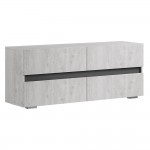 Тумба под ТВ ТБ-07 Мрия, Бетон пайн светлый, графит