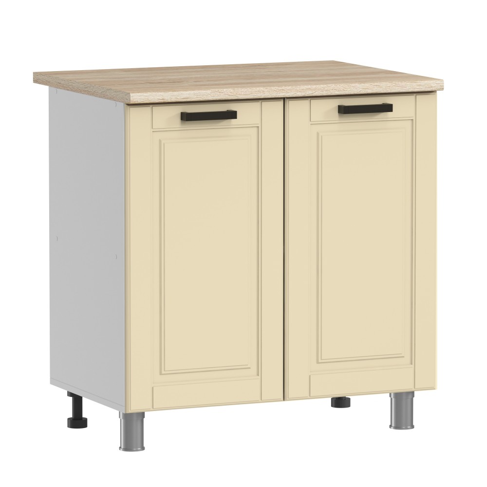 МК Аленушка Н 800 Астра Крем,скоба черный (со столешницей)