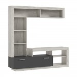 Центральная секция Ангара, Графит, Дуб крафт белый