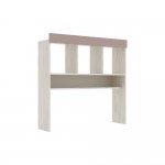 Надстройка Юниор-4, Шарли Pink, Дуб Крафт Белый