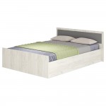 Кровать с реечным настилом Фиеста 140х200, Дуб крафт белый