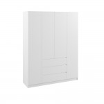 Шкаф четырехстворчатый Мадера, Белый