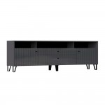 Тумба ТВ Оливия (малая), Графит, Графит глянец