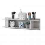 Полка навесная АН-01 Мрия, Бетон пайн светлый