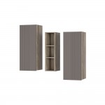 Шкаф навесной Олива ШКН-01, Дуб каньон, Муссон софт