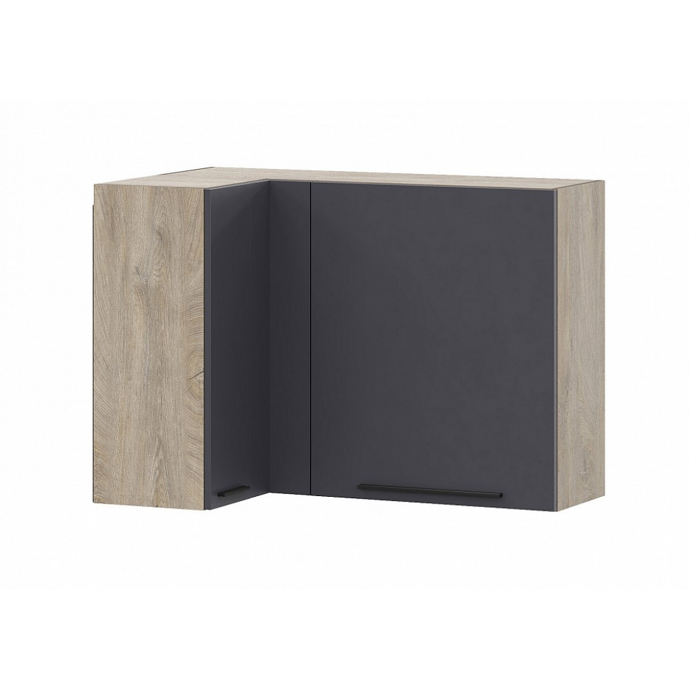 КГ Этна Шкаф навесной угловой 1000 Софт Графит