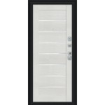 Техно/BChrome Букле черное/Bianco Melinga — вторая сторона