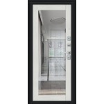Флэш МФ/BChrome Букле черное/Bianco Melinga — вторая сторона