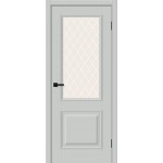 Классик-13 Grey Silk / White Сrystal