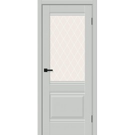 Прима-3 Grey Silk / White Сrystal