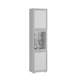 Шкаф-пенал с витриной Ливорно ЛШ-5, ясень