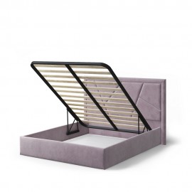 Кровать с подъемным механизмом Индиго 120х200, лиловый