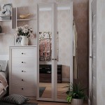 Шкаф для одежды c зеркалом Paola 54