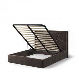 Кровать с подъемным механизмом Индиго 160х200, темно-коричневый
