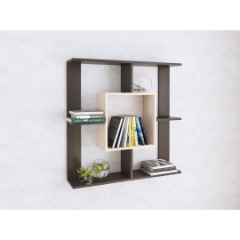 Полка навесная ПН-1, венге/дуб молочный