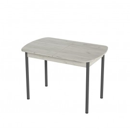 Стол раздвижной Франк, дуб крафт белый