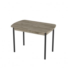 Стол раздвижной Франк, дуб крафт серый