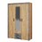 Шкаф для одежды Адель, дуб крафт/ателье