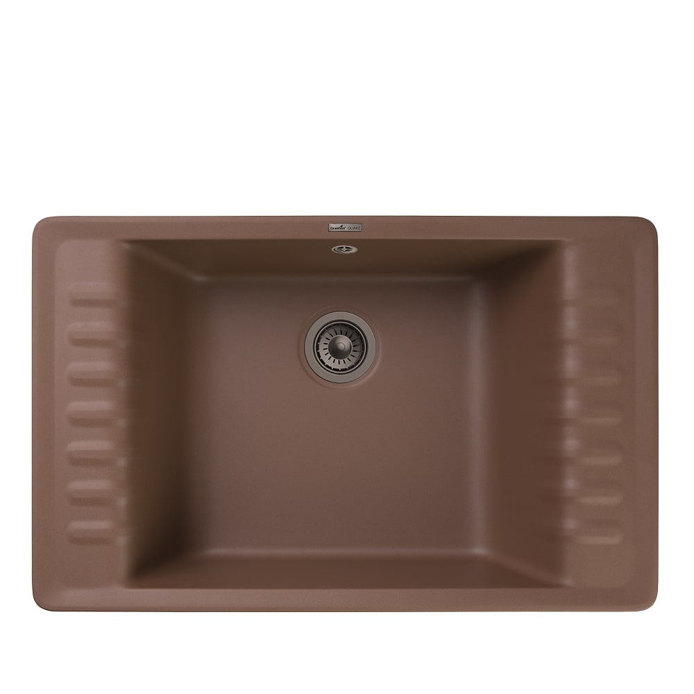 Мойка QUARZ 71, терракот