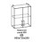 6В Навесной шкаф 600 Танго