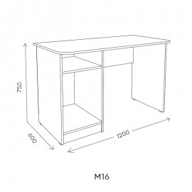 Стол письменный Богуслава М16
