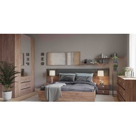 Спальня Neo. Комплект 2, дуб табачный